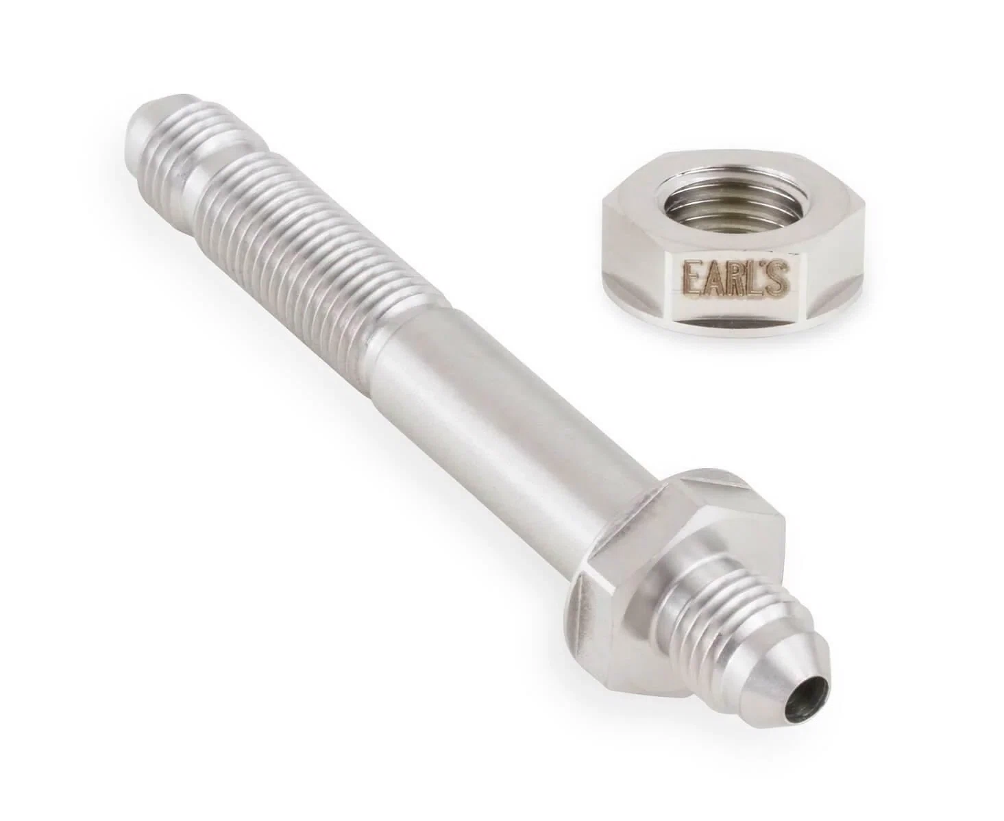Earls Straight -3 Bulkhead - Stainless Steel - SS983503ERL